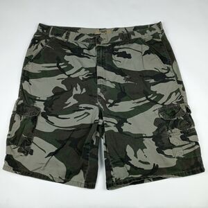WRANGLER Camo Shorts Cargo Pockets Camouflage Men's Size 42 Outdoors